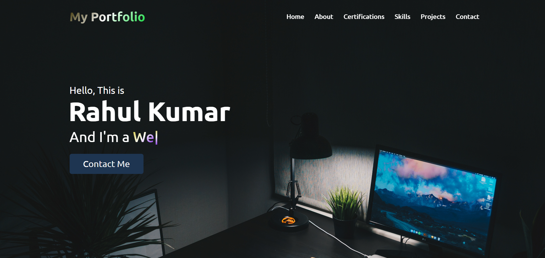 Static Portfolio Website